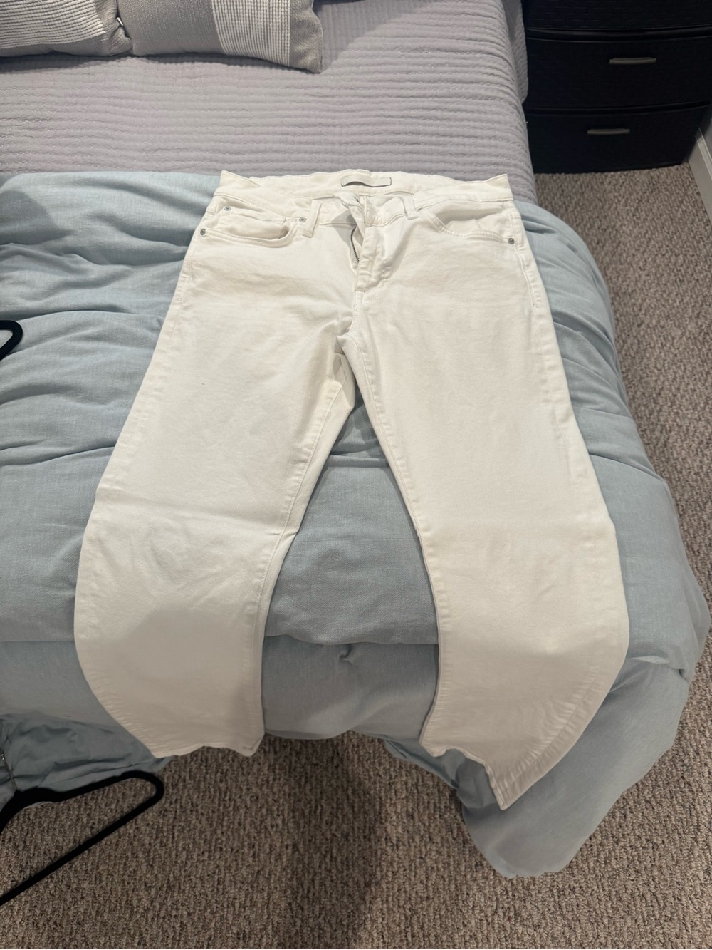 Joe's Jeans White Straight-Leg Men's Jeans